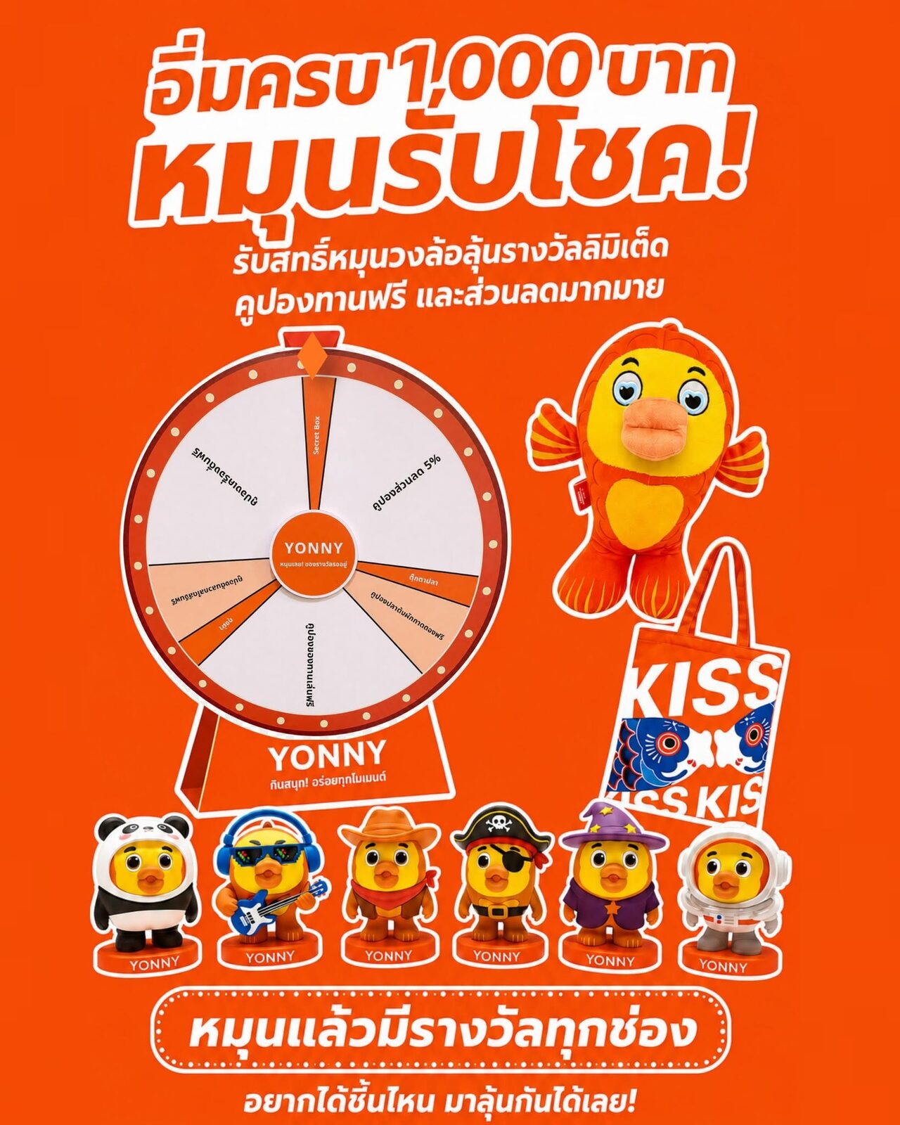 โปรโมชั่นหมุนวงล้อ YONNY